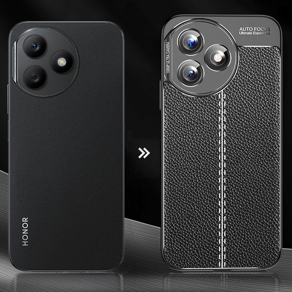 For Honor X50i+ 5G Case Litchi Texture Anti-scratch TPU Phone Shell Cover