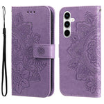 For Samsung Galaxy A35 5G Case Floral Pattern PU Leather Wallet Stand Phone Cover