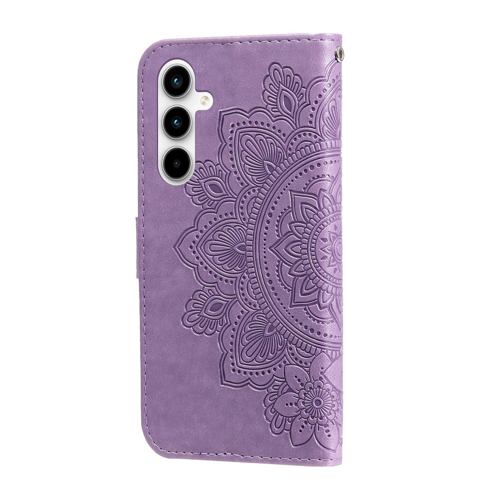 For Samsung Galaxy A35 5G Case Floral Pattern PU Leather Wallet Stand Phone Cover