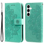 For Samsung Galaxy A35 5G Case Floral Pattern PU Leather Wallet Stand Phone Cover