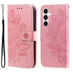 For Samsung Galaxy A35 5G Case Floral Pattern PU Leather Wallet Stand Phone Cover