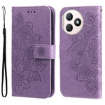 For Honor X50i+ 5G Case Floral Pattern PU Leather Wallet Stand Phone Cover