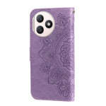 For Honor X50i+ 5G Case Floral Pattern PU Leather Wallet Stand Phone Cover