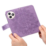 For Honor X50i+ 5G Case Floral Pattern PU Leather Wallet Stand Phone Cover