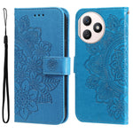 For Honor X50i+ 5G Case Floral Pattern PU Leather Wallet Stand Phone Cover