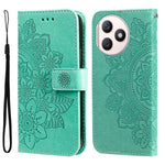 For Honor X50i+ 5G Case Floral Pattern PU Leather Wallet Stand Phone Cover