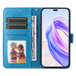 For Honor X50i+ 5G Case Imprinted Sunflower Wallet PU Leather Shell Phone Cover