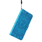 For Honor X50i+ 5G Case Imprinted Sunflower Wallet PU Leather Shell Phone Cover