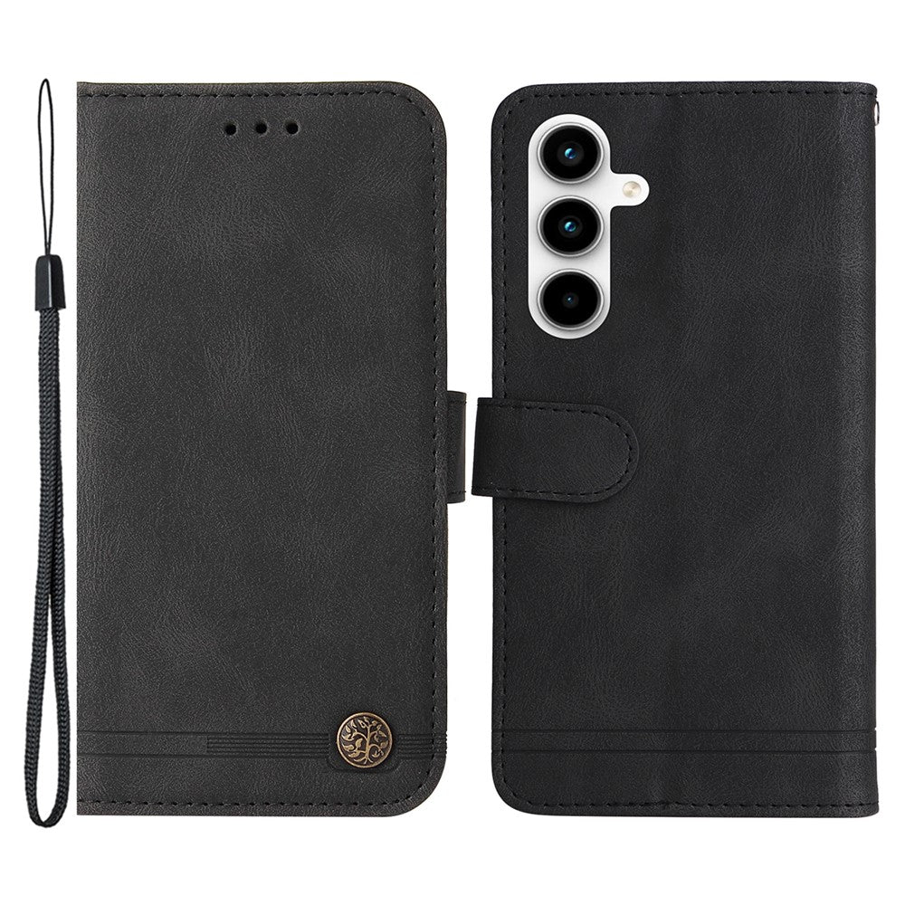 For Samsung Galaxy A35 5G Leather Wallet Cases Skin Touch Phone Cover Stand with Strap