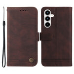 For Samsung Galaxy A35 5G Leather Wallet Cases Skin Touch Phone Cover Stand with Strap