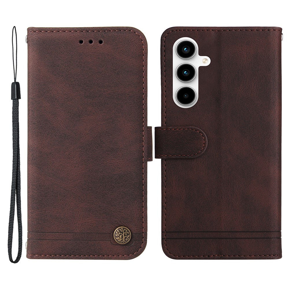 For Samsung Galaxy A35 5G Leather Wallet Cases Skin Touch Phone Cover Stand with Strap