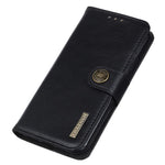 KHAZNEH Cowhide Texture Case for Samsung Galaxy A55 5G PU Leather Protective Cover Wallet