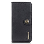 KHAZNEH Cowhide Texture Case for Samsung Galaxy A55 5G PU Leather Protective Cover Wallet