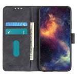 KHAZNEH Retro Style Lædercover til Samsung Galaxy A55 5G Pung Stativ Folio Cover