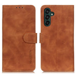 KHAZNEH Retro Style Lædercover til Samsung Galaxy A55 5G Pung Stativ Folio Cover