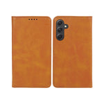 Til Samsung Galaxy A55 5G Cover Kalveskindsstruktur PU Læder Slim-Fit Mobiltelefoncover