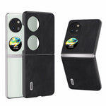 ABEEL För Huawei Pocket 2 Skyddsskal Läder Baksida