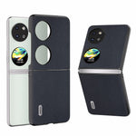 ABEEL För Huawei Pocket 2 Elegant Skyddsfodral i Äkta Koläder