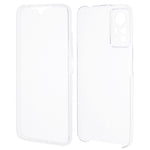 For Xiaomi Redmi Note 12S 4G Clear Case Acrylic Back + PET Front Cover with TPU Frame