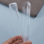 For Xiaomi Redmi Note 12S 4G Clear Case Acrylic Back + PET Front Cover with TPU Frame