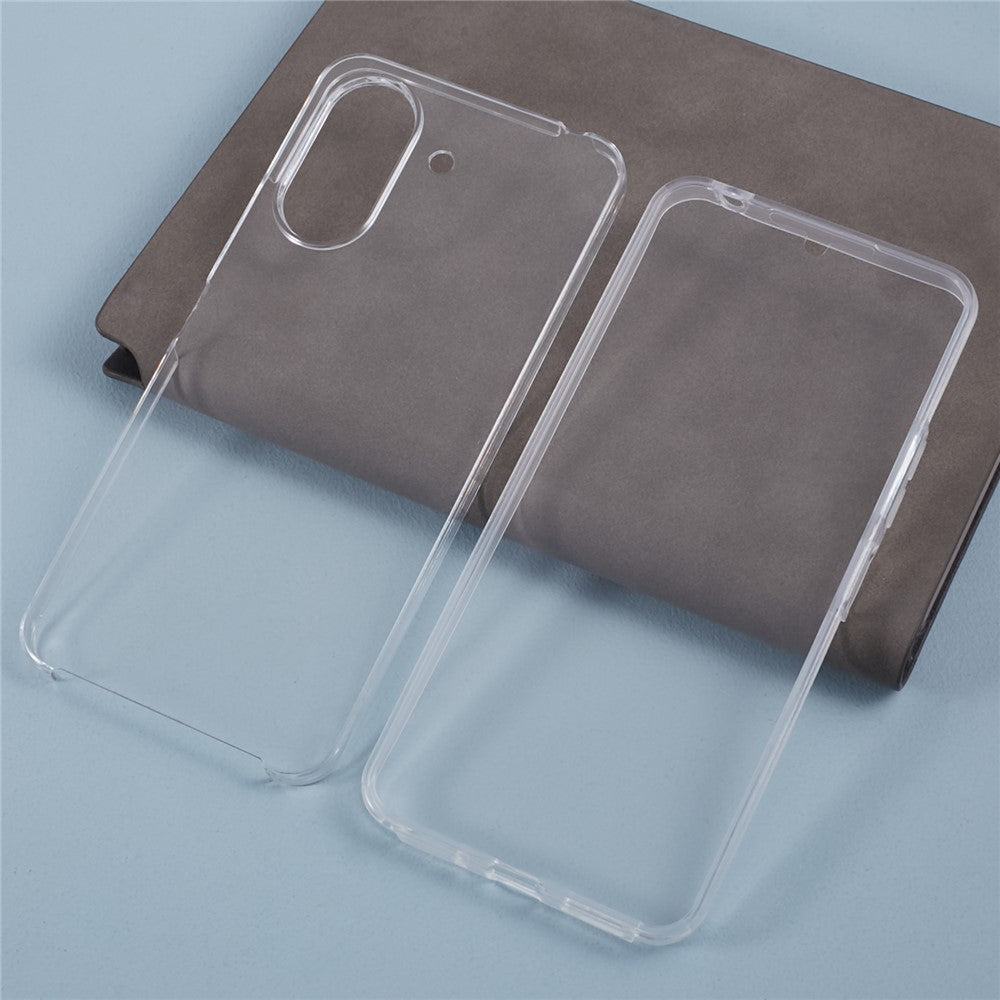 For Xiaomi Redmi 13C 4G / Poco C65 4G Acrylic+TPU Clear Case PET Screen Film 360-Degree Full Coverage