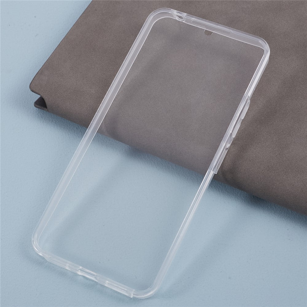 For Xiaomi Redmi 13C 4G / Poco C65 4G Acrylic+TPU Clear Case PET Screen Film 360-Degree Full Coverage