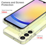 For Samsung Galaxy A25 5G (Global) (161.0 x 76.5 x 8.3mm) Acrylic+TPU Clear Case Scratch-Resistant Phone Cover