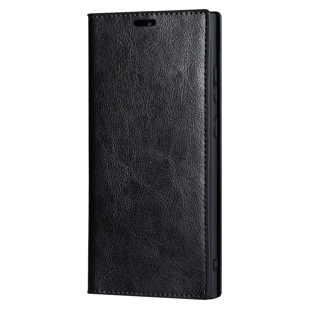 For Samsung Galaxy S23 Ultra Case Crazy Horse Texture Split Leather Wallet Cover