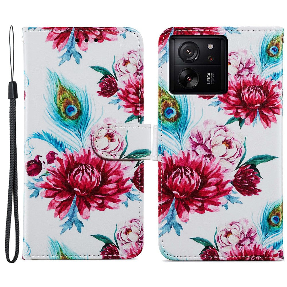 Xiaomi 13T / 13T Pro / Redmi K60 Ultra Fodral Artistic Stand Läder Plånboksfodral