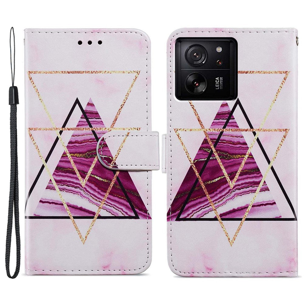 Xiaomi 13T / 13T Pro / Redmi K60 Ultra Fodral Artistic Stand Läder Plånboksfodral
