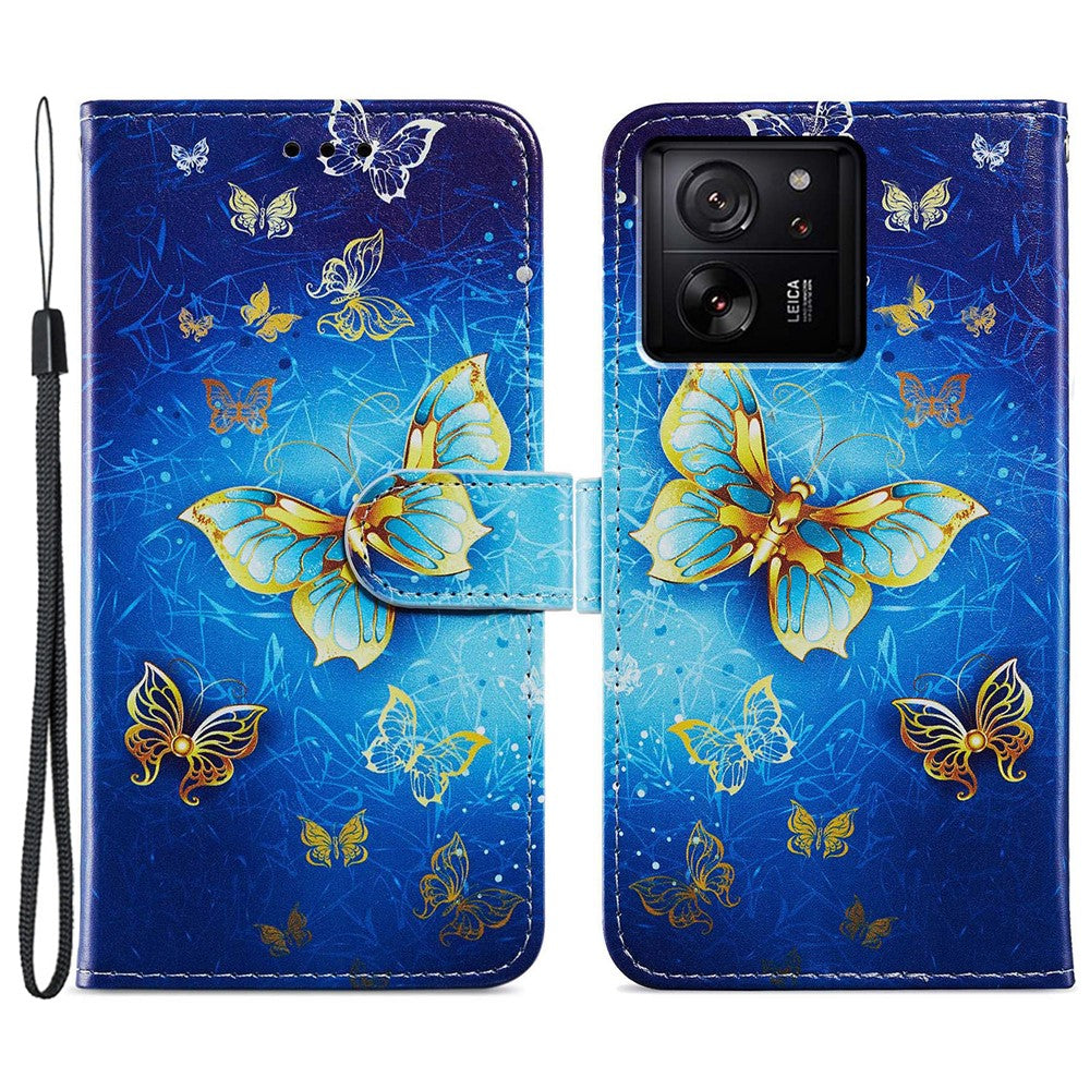 Xiaomi 13T / 13T Pro / Redmi K60 Ultra Fodral Artistic Stand Läder Plånboksfodral