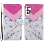 Samsung Galaxy A55 5G Mobilskal PU Läder Mönster Tryck Plånboksfodral