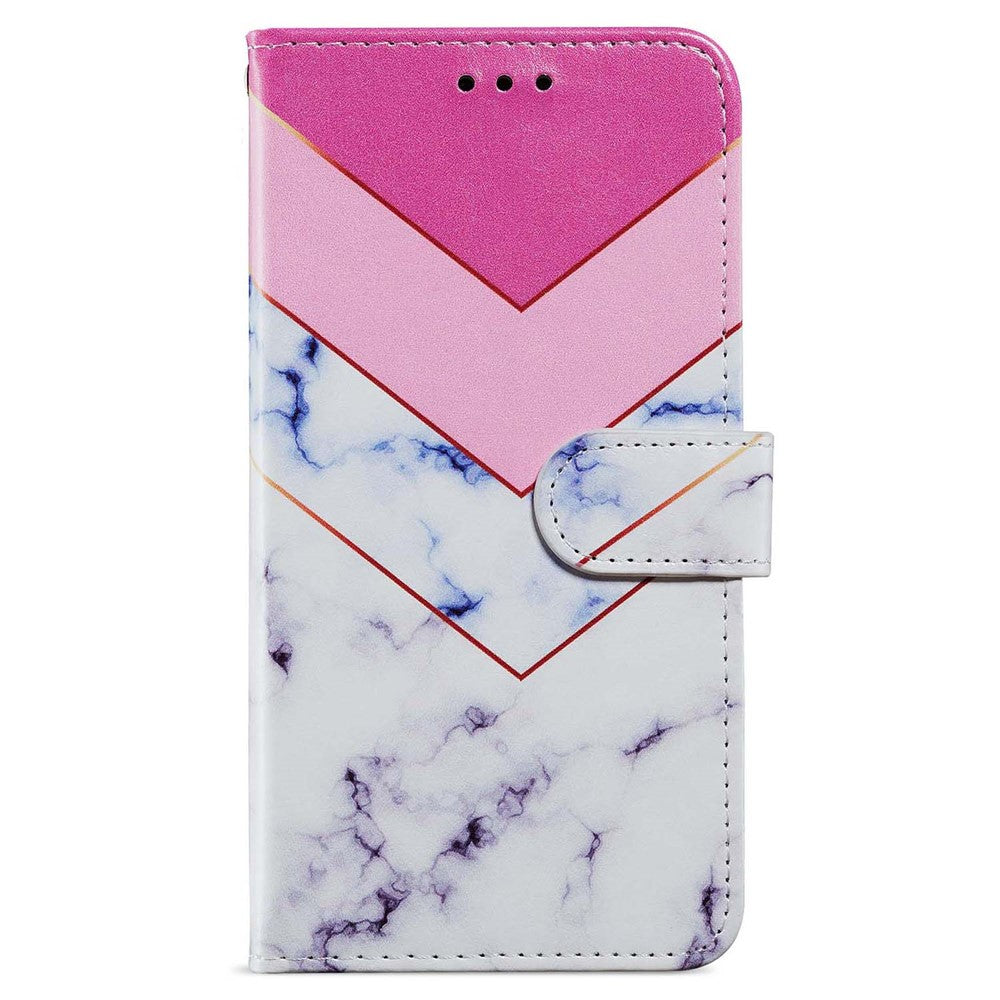 Samsung Galaxy A55 5G Mobilskal PU Läder Mönster Tryck Plånboksfodral