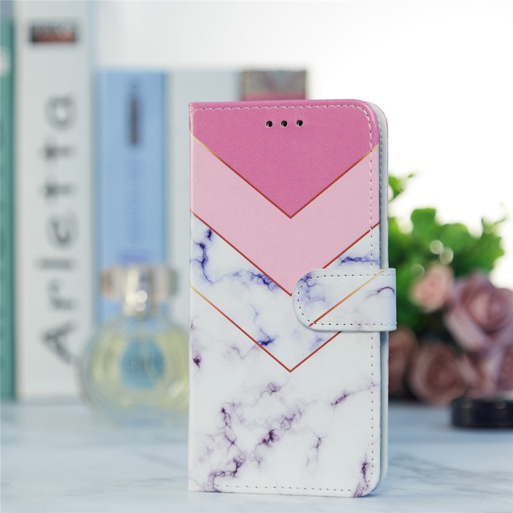 Samsung Galaxy A55 5G Mobilskal PU Läder Mönster Tryck Plånboksfodral