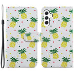 Samsung Galaxy A55 5G Mobilskal PU Läder Mönster Tryck Plånboksfodral