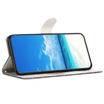 For Xiaomi Redmi 13C 4G / Poco C65 4G Case Leather Pattern Printing Stand Protective Cover