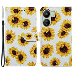 For Xiaomi Redmi 13C 4G / Poco C65 4G Case Leather Pattern Printing Stand Protective Cover
