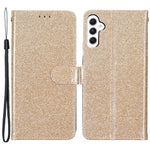 For Samsung Galaxy A55 5G Shiny Glitter Leather Case Stand Wallet Phone Cover