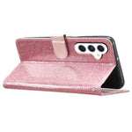 For Samsung Galaxy A35 5G Leather Case Glitter Card Slots Wallet Phone Cover