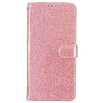 For Samsung Galaxy A35 5G Leather Case Glitter Card Slots Wallet Phone Cover