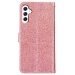 For Samsung Galaxy A35 5G Leather Case Glitter Card Slots Wallet Phone Cover