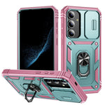 Slide Window Design for Samsung Galaxy S24+ Phone Case TPU+PC Protective Cover