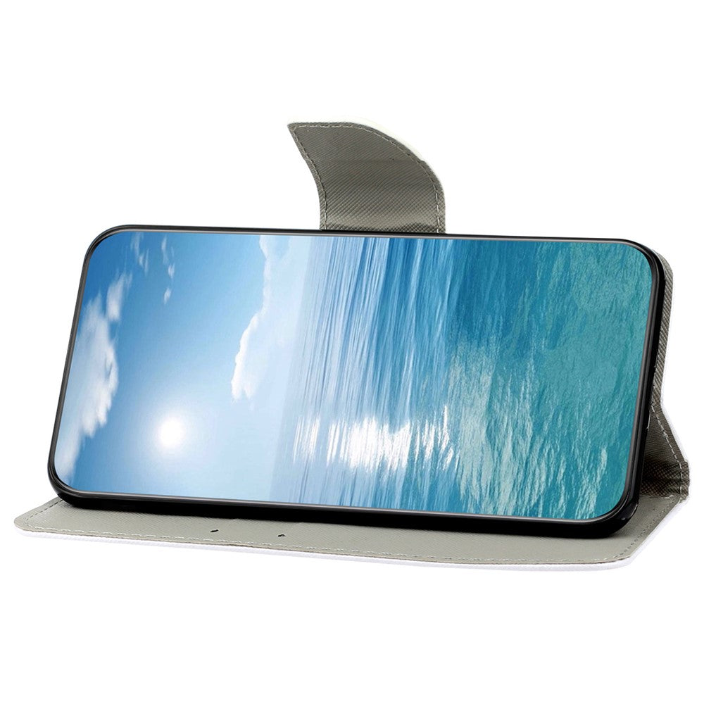 Til Samsung Galaxy A05s 4G Telefoncover Mønster Sammenklappelig Stand PU Læder Cover