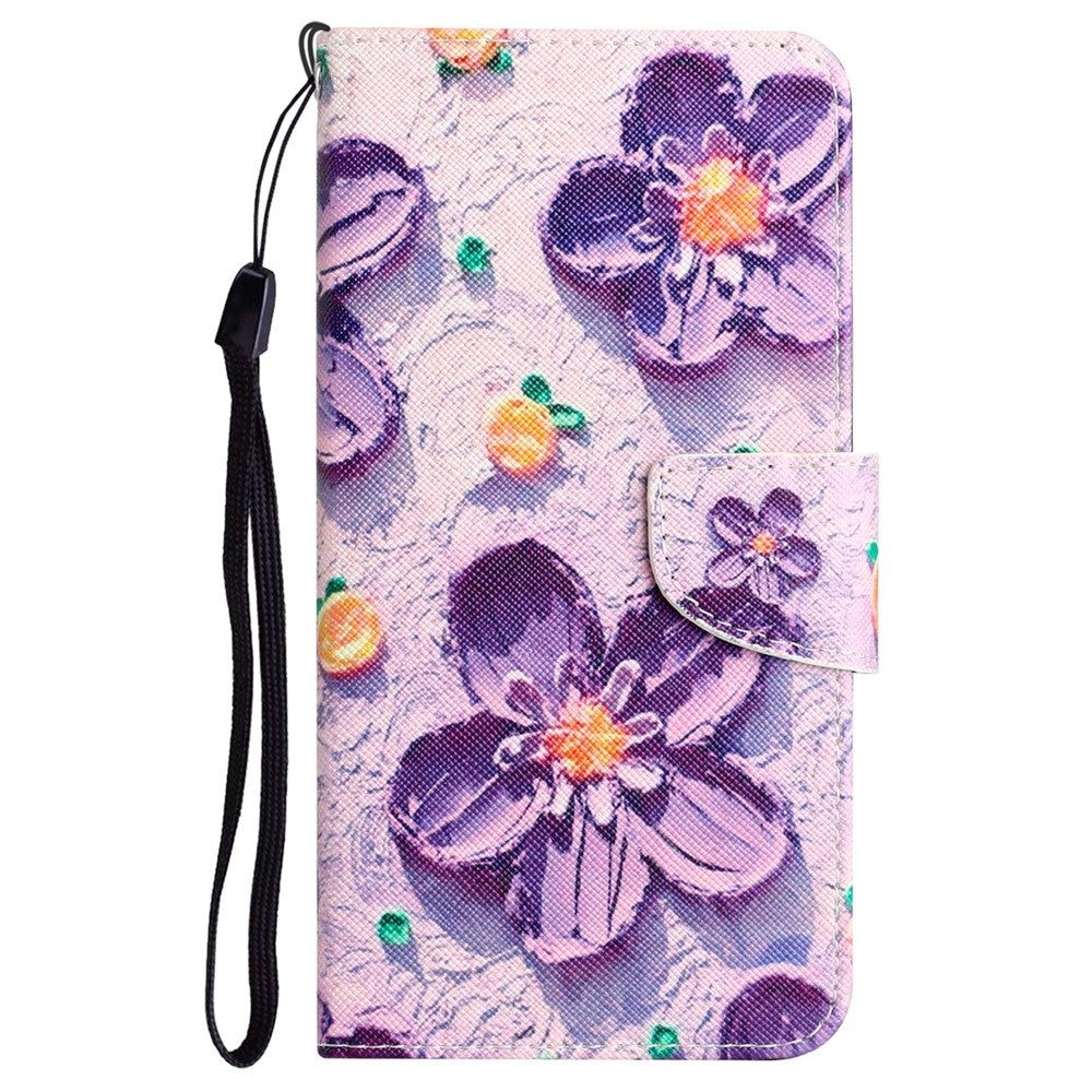 Til Samsung Galaxy A05s 4G Telefoncover Mønster Sammenklappelig Stand PU Læder Cover
