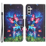 Til Samsung Galaxy A05s 4G Telefoncover Mønster Sammenklappelig Stand PU Læder Cover