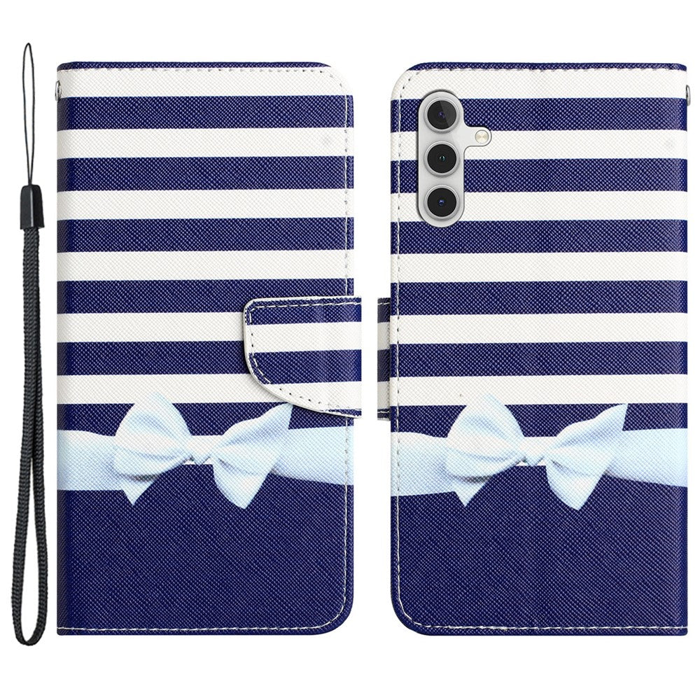 Til Samsung Galaxy A05s 4G Telefoncover Mønster Sammenklappelig Stand PU Læder Cover