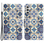 Til Samsung Galaxy A05s 4G Telefoncover Mønster Sammenklappelig Stand PU Læder Cover