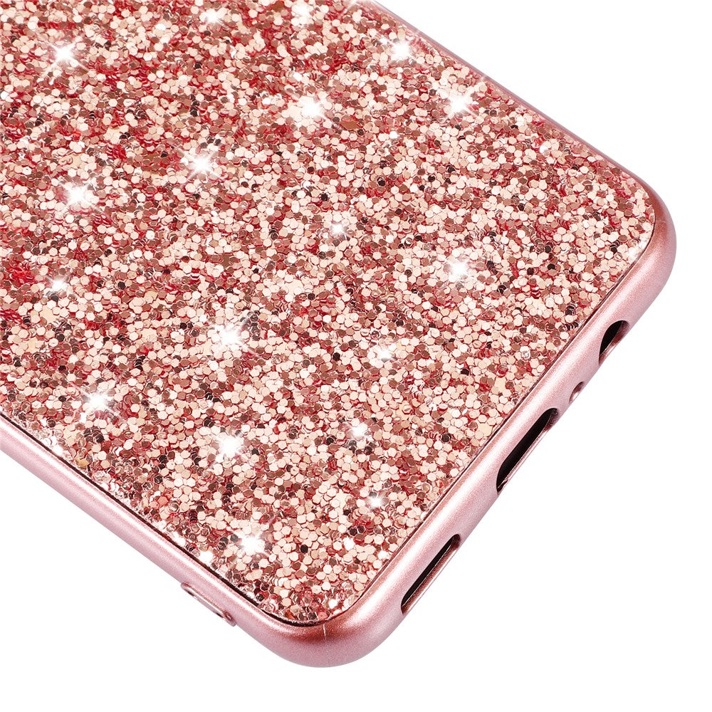 Til Samsung Galaxy A15 5G Cover Glitter Elektrogalvaniseret TPU Ramme PC Bagcover