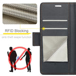 CASEME 023 Google Pixel 8a Läderfodral RFID - Svart