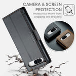 CASEME 023 Google Pixel 8a Läderfodral RFID - Svart